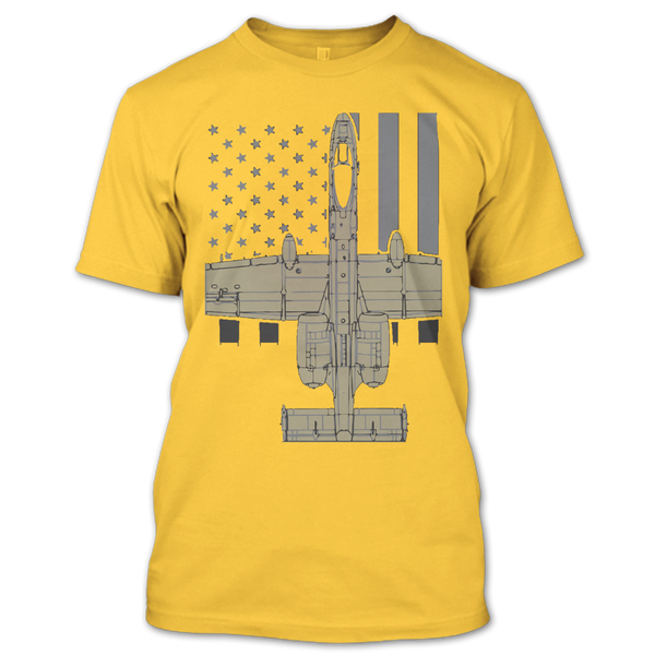 A black t-shirt with the shopify logo