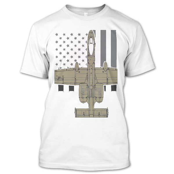 A black t-shirt with the shopify logo