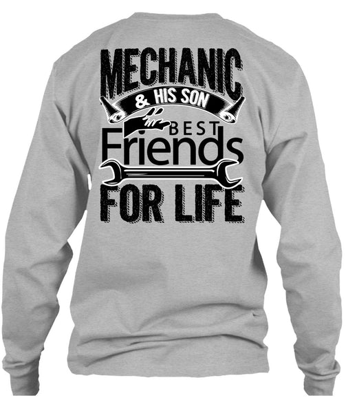 Mechanic And His Son Best Friends For Life T Shirt, I Love Mechanic T Shirt