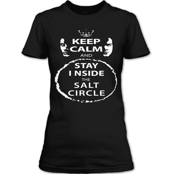 A black t-shirt with the shopify logo