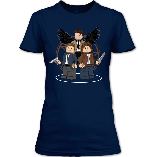 A black t-shirt with the shopify logo