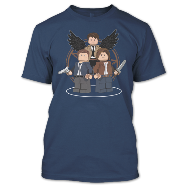 A black t-shirt with the shopify logo