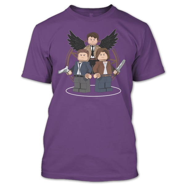 A black t-shirt with the shopify logo