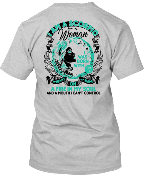 I Am A Scorpio Woman T Shirt, I Love Scorpio T Shirt