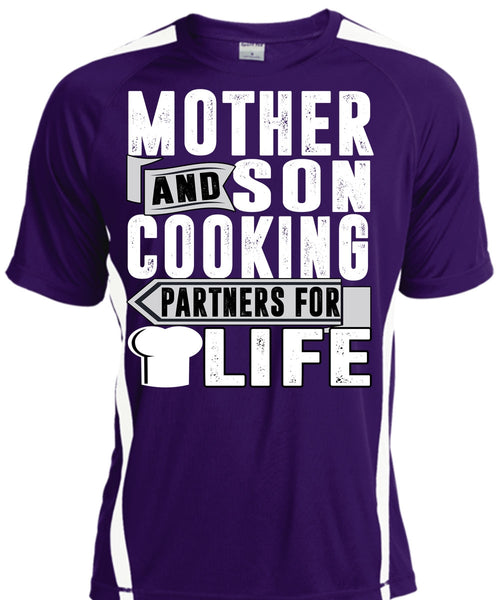 Mother And Son Cooking T Shirt, Partners For Life T Shirt, Cool Shirt