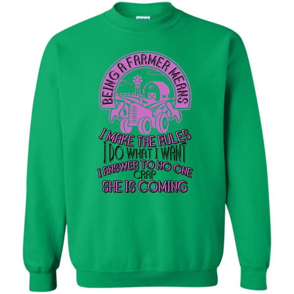 Gift For Farmer T Shirt, Being A Farmer Sweatshirt