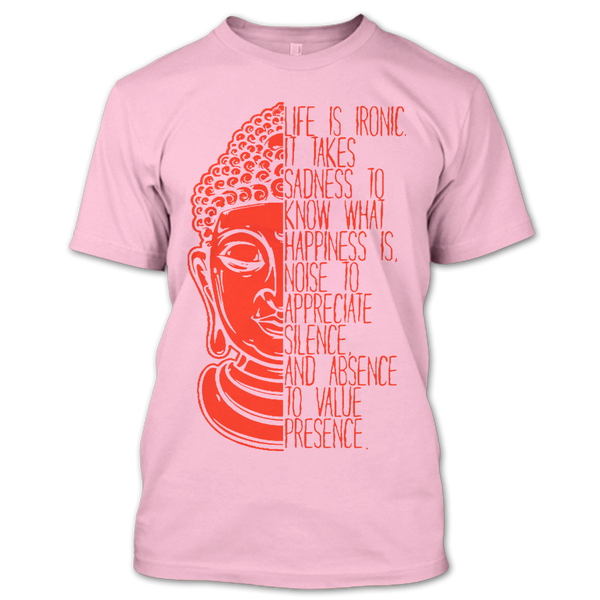 A black t-shirt with the shopify logo