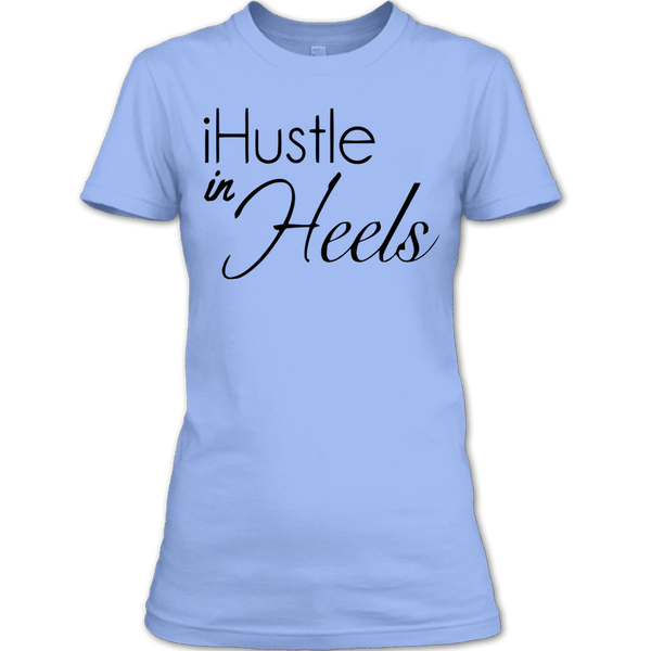 A black t-shirt with the shopify logo