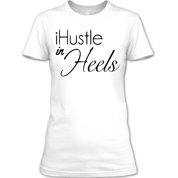 A black t-shirt with the shopify logo