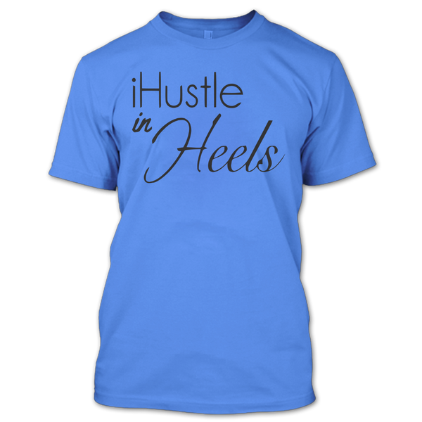 A black t-shirt with the shopify logo