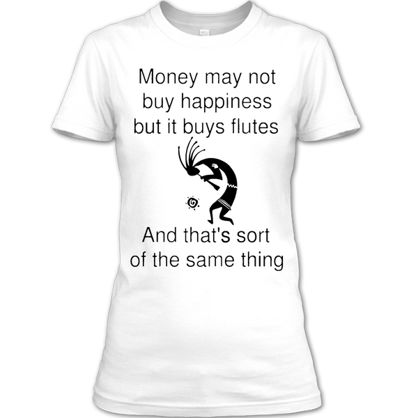 A black t-shirt with the shopify logo