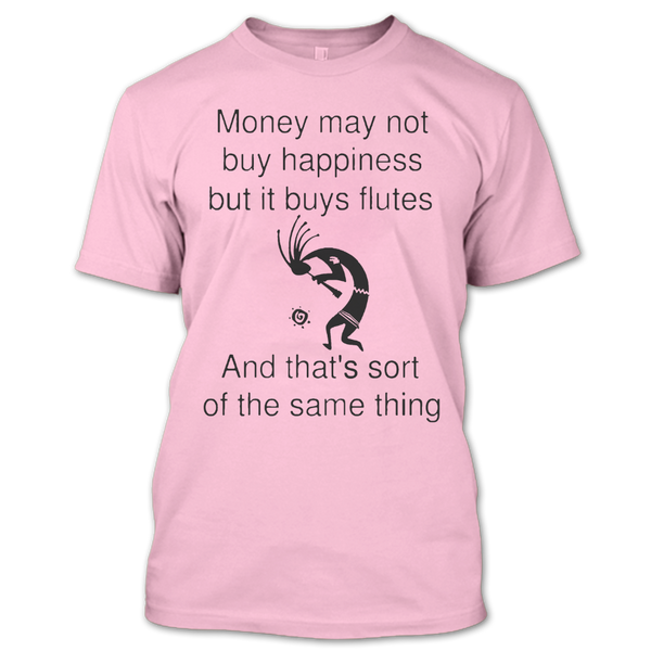 A black t-shirt with the shopify logo