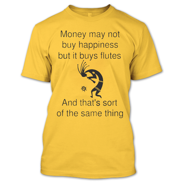 A black t-shirt with the shopify logo