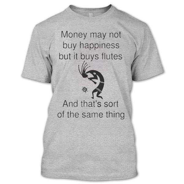 A black t-shirt with the shopify logo