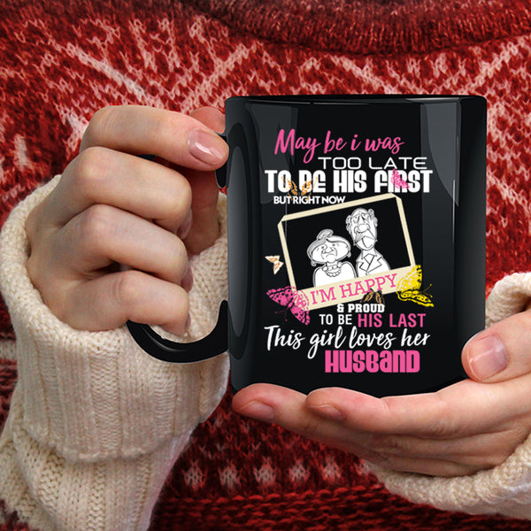 This Girl Loves Her Husband Coffee Mug, Cute Gift For Wedding Coffee Cup