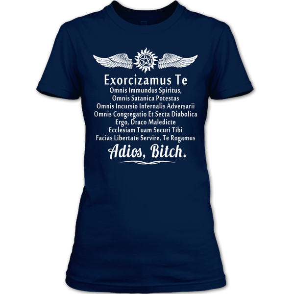 A black t-shirt with the shopify logo