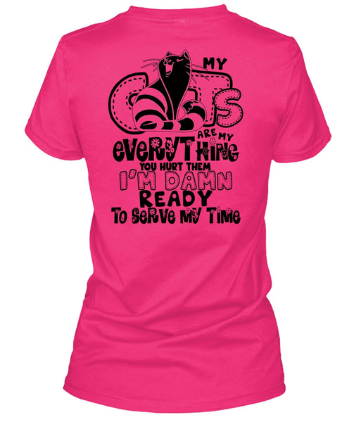 My Cats Are My Everything T Shirt, I Love My Cat T Shirt