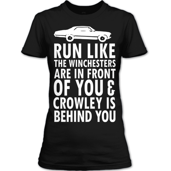 A black t-shirt with the shopify logo