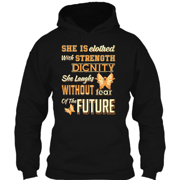 A black t-shirt with the shopify logo