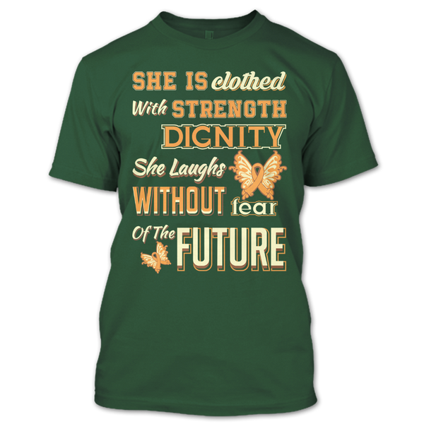 A black t-shirt with the shopify logo