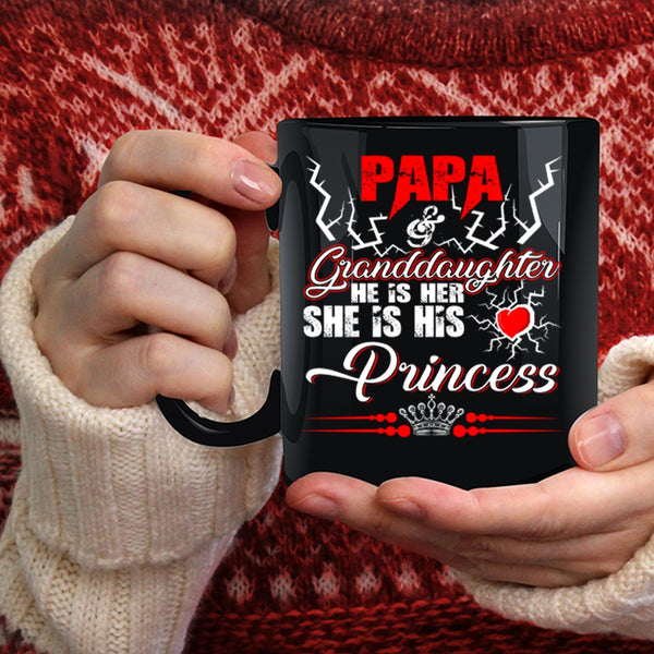 Papa And Granddaughter Coffee Mug, Cool Papa Coffee Cup