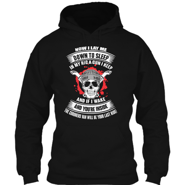 A black t-shirt with the shopify logo