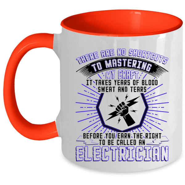 Awesome Electrician Coffee Mug, To Be Called An Electrician Accent Mug