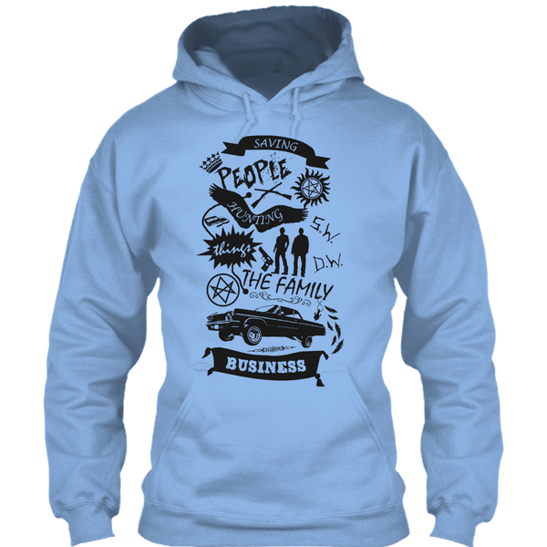 A black t-shirt with the shopify logo