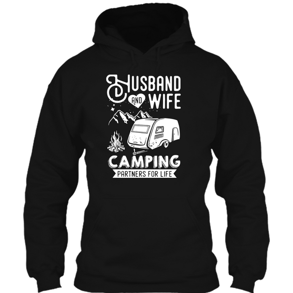 A black t-shirt with the shopify logo