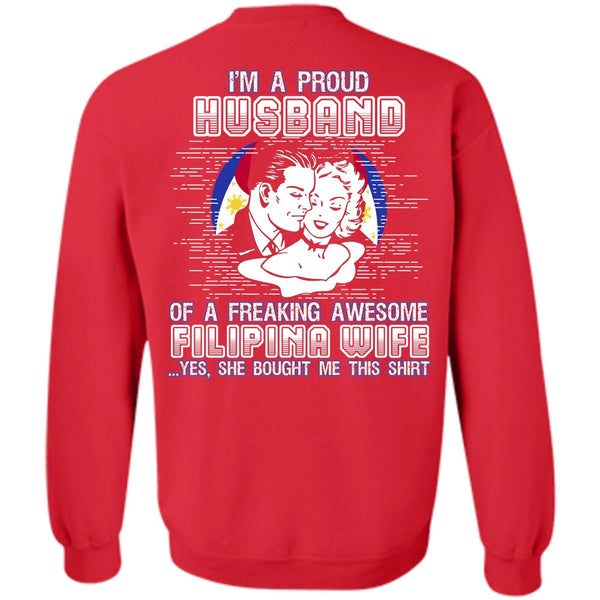 Filipina Wife T Shirt, I Love Husband Sweatshirt