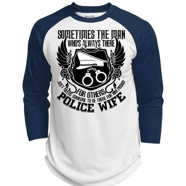 Proud Police Wife T Shirt, I Love Police T Shirt, Awesome T-Shirts  (Polyester Game Baseball Jersey)