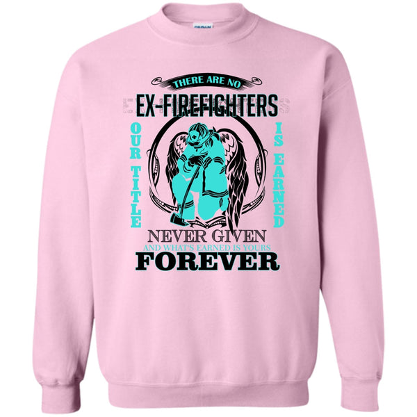 Gift For Firefighter T Shirt, He Is The Fire In My Heart Sweatshirt