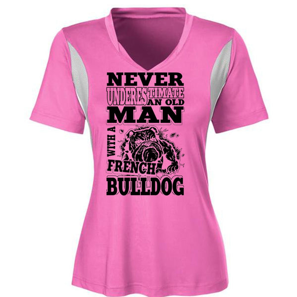 Old Man With A French Bulldog T Shirt, I Love My Dog T Shirt, Awesome T-Shirts