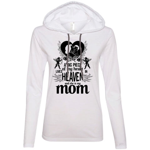 A black t-shirt with the shopify logo