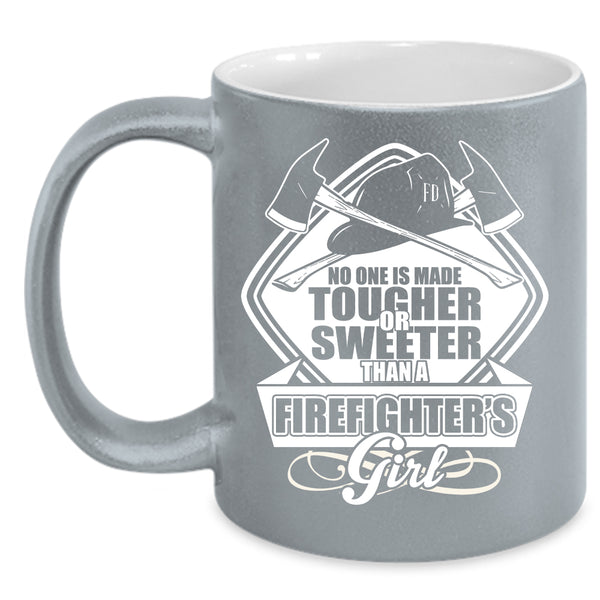 Firefighter's Girl Coffee Mug, Beautiful Wife Coffee Cup