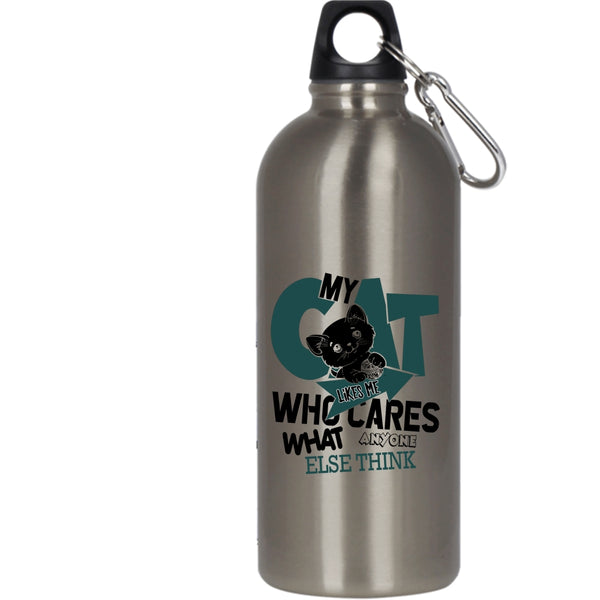 My Cat Like Me 20 oz Stainless Steel Bottle,Lovely Cats Outdoor Sports Water Bottle