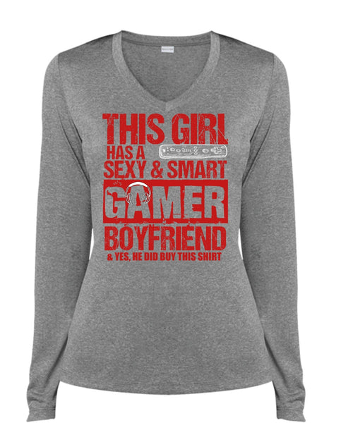 This Girl Has A Smart Gamer Boyfriend T Shirt, I Love Gaming T Shirt