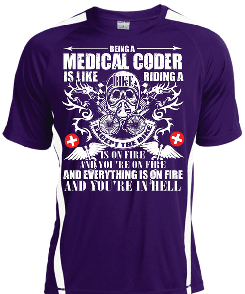 Being A Medical Coder T Shirt, You're In Hell T Shirt, Cool Shirt