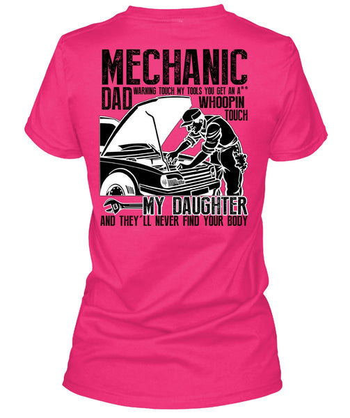 Mechanic Dad T Shirt, I Love Mechanic T Shirt