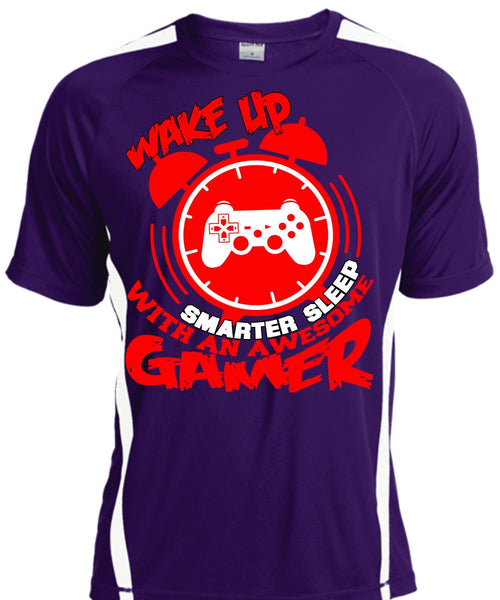 Awesome Gamer T Shirt, Wakeup Smarter Sleep T Shirt, Cool Shirt