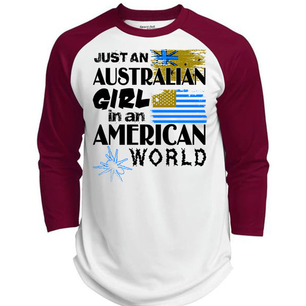 Just An Australian Girl In An American World T Shirt, Wait For Halloween T Shirt, Awesome T-Shirts  (Polyester Game Baseball Jersey)