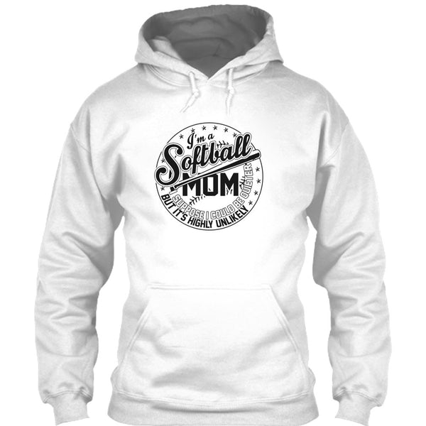 I'm A Softball Mom T Shirt, Sporty Mom T Shirt