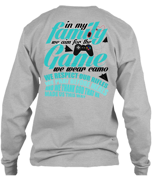 We Aim For The Game T Shirt, I Love Gaming T Shirt