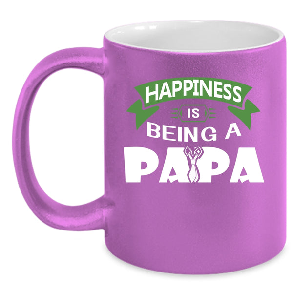 Happiness Is Being A Papa Coffee Mug, Being A Papa Coffee Cup