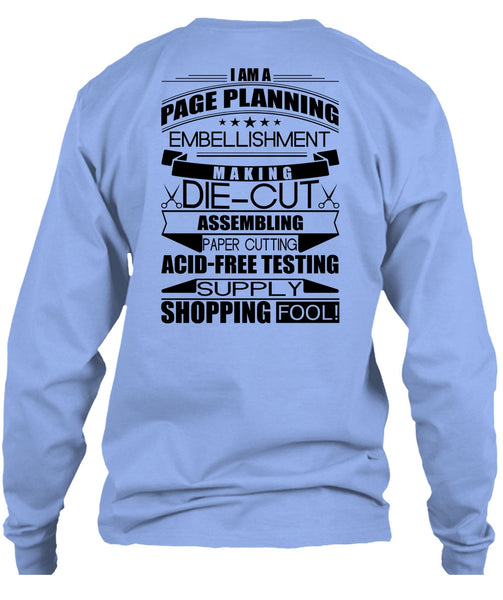 I Am A Page Panning T Shirt, I Love Planner T Shirt