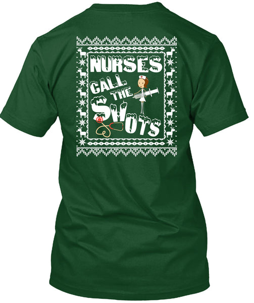 Nurses Call The Shots T Shirt, This Girl Loves Christmas T Shirt