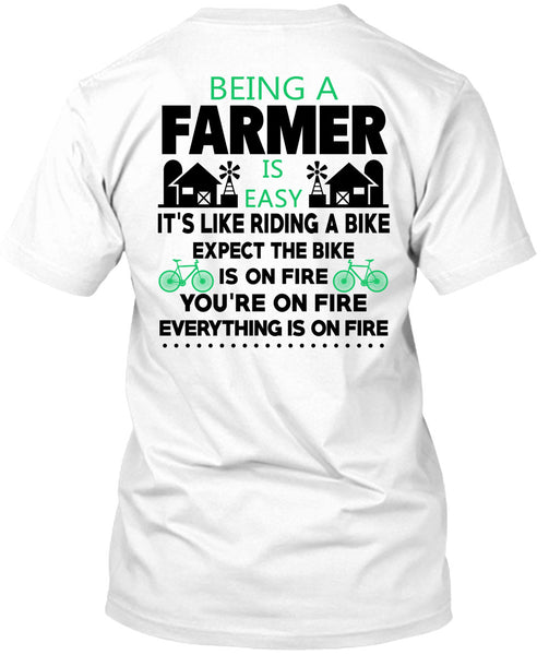 A black t-shirt with the shopify logo