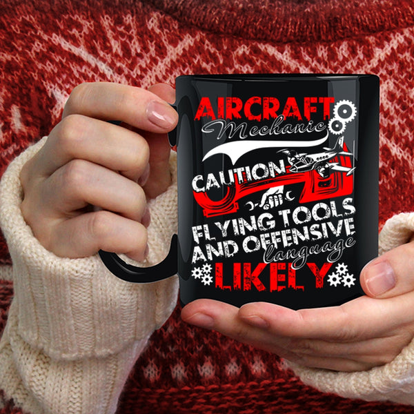 Aircraft Mechanic Coffee Mug, Cool Gift For Mechanics Coffee Cup