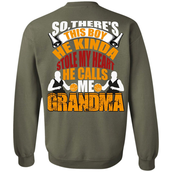 He Calls Me Grandma T Shirt, I Love Basketball Sweatshirt