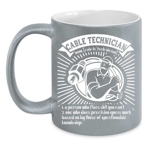 Cable Technician Coffee Mug, Awesome Cable Technicians Coffee Cup